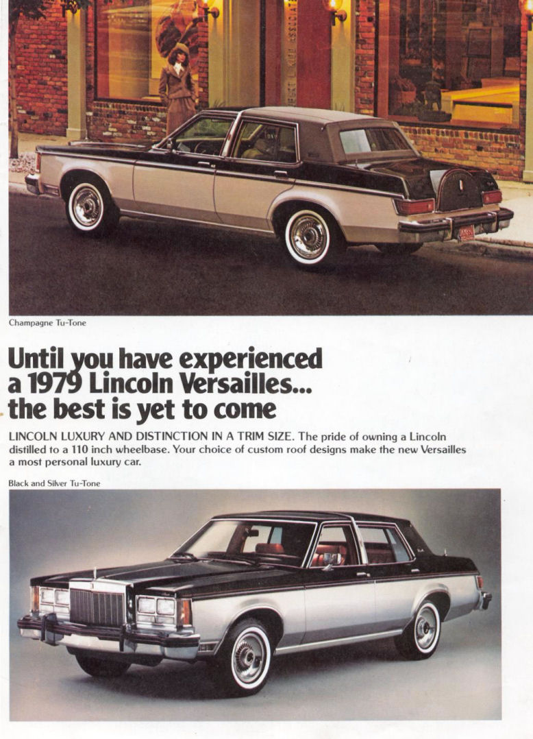 1979 Mercury Lincoln Brochure Page 2
